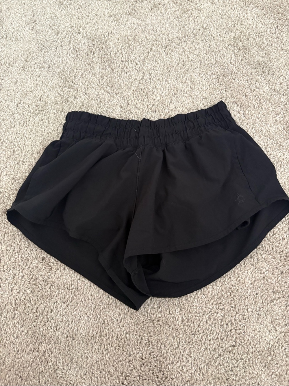 aerie Black Athletic Running Shorts